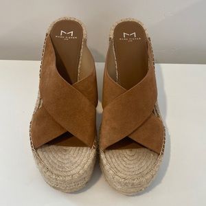 New Marc Fisher wedge espadrille sandal size 11